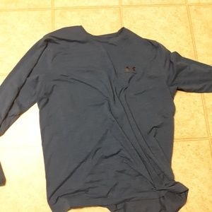 2XL Blue Under Armour Long Sleeve
